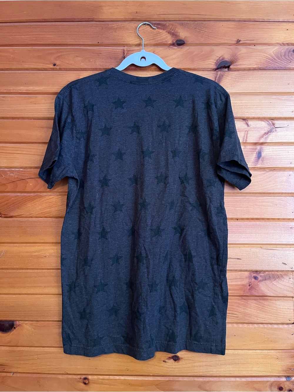Women's Black Short Sleeve Tee with Inspirational Script - Picture 2 of 2